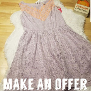 JR Medium purple lace dress